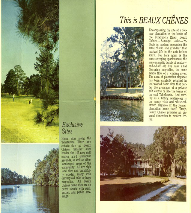 Beau Chene Vintage Brochure
